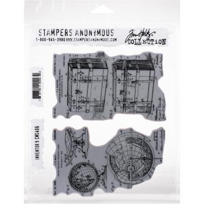 Stampers Anonymous Tim Holtz Cling Stamps -  Inventor 9